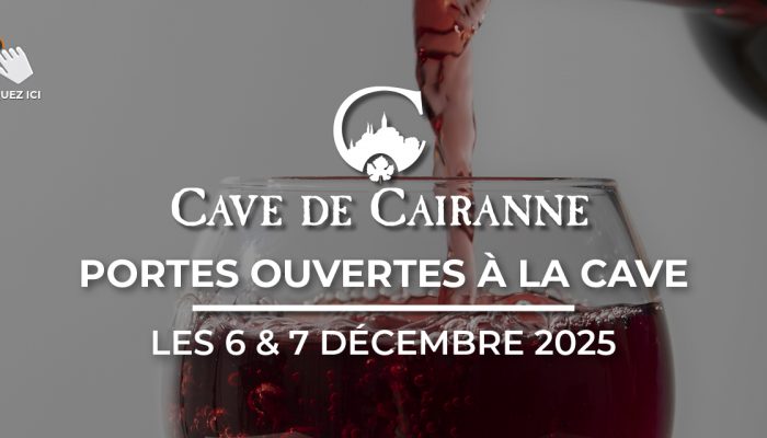 Portes Ouvertes à la Cave de Cairanne – Les 6 & 7 décembre 2025