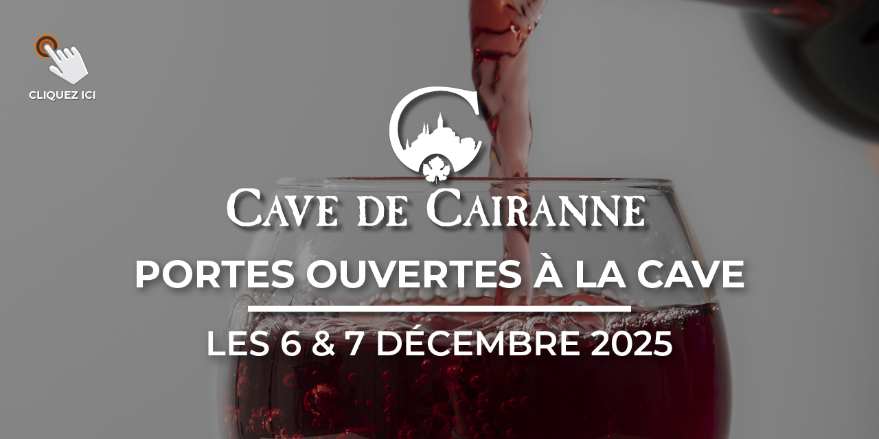 Portes Ouvertes à la Cave de Cairanne – Les 6 & 7 décembre 2025