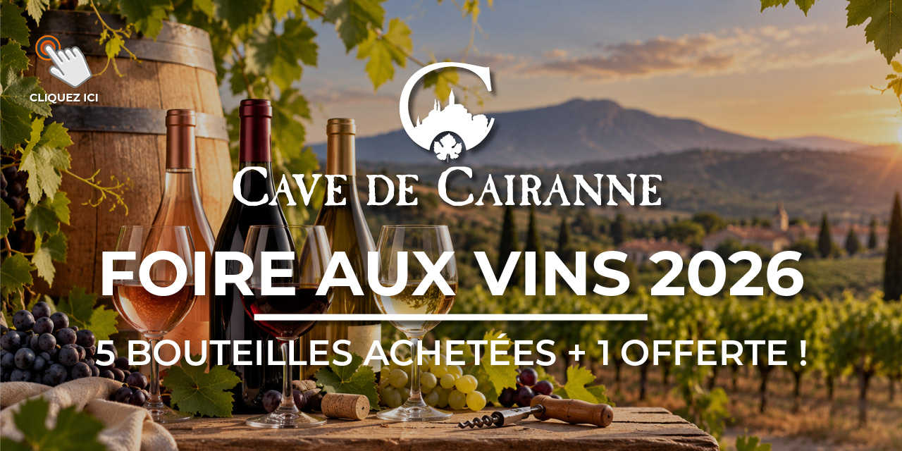 Foire aux Vins 2026 : 5 bouteilles achetées + 1 offerte !